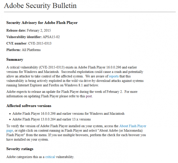 Adobe公告提示Flash Player远程攻击漏洞_天极yesky软件频道